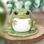 Frog on Lilly Pad  Oil Burner