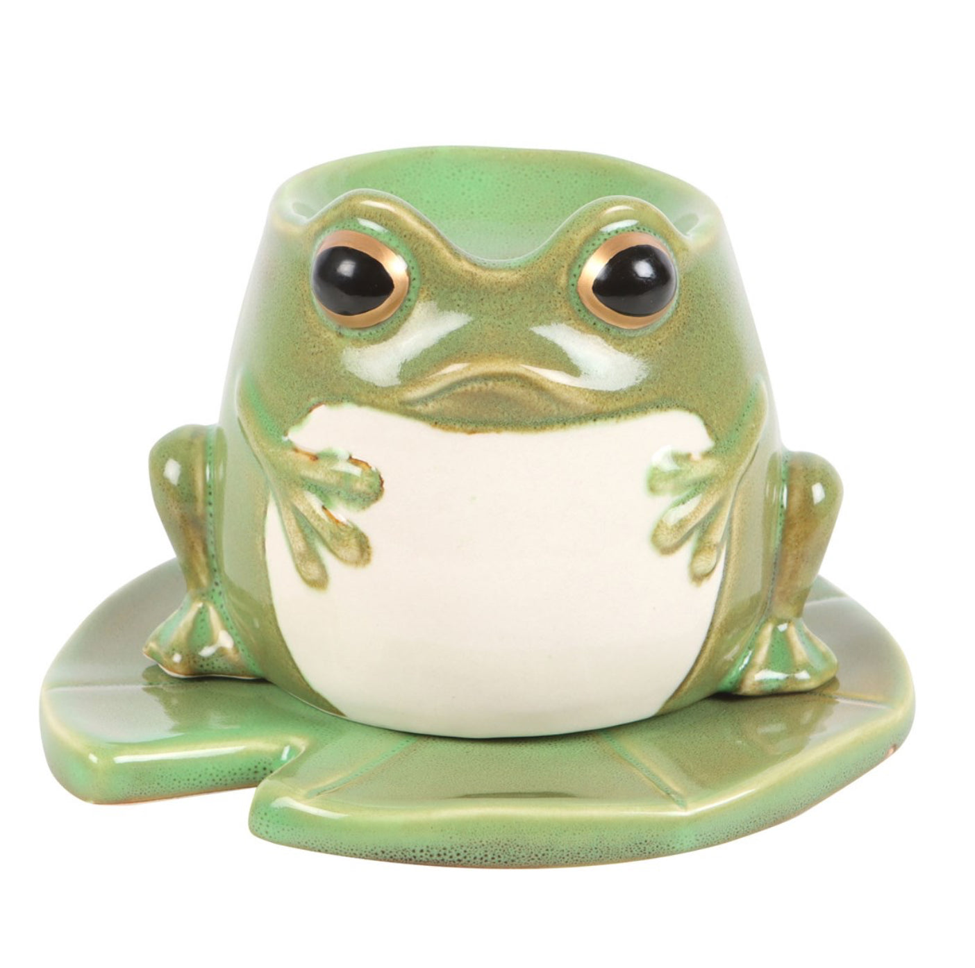Frog on Lilly Pad  Oil Burner