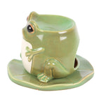 Frog on Lilly Pad  Oil Burner