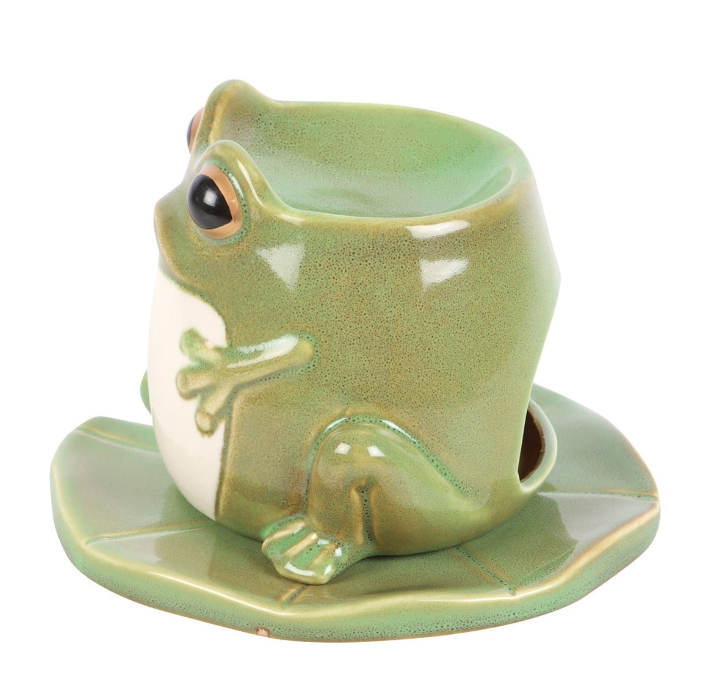Frog on Lilly Pad  Oil Burner