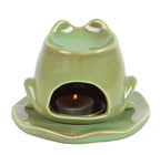 Frog on Lilly Pad  Oil Burner