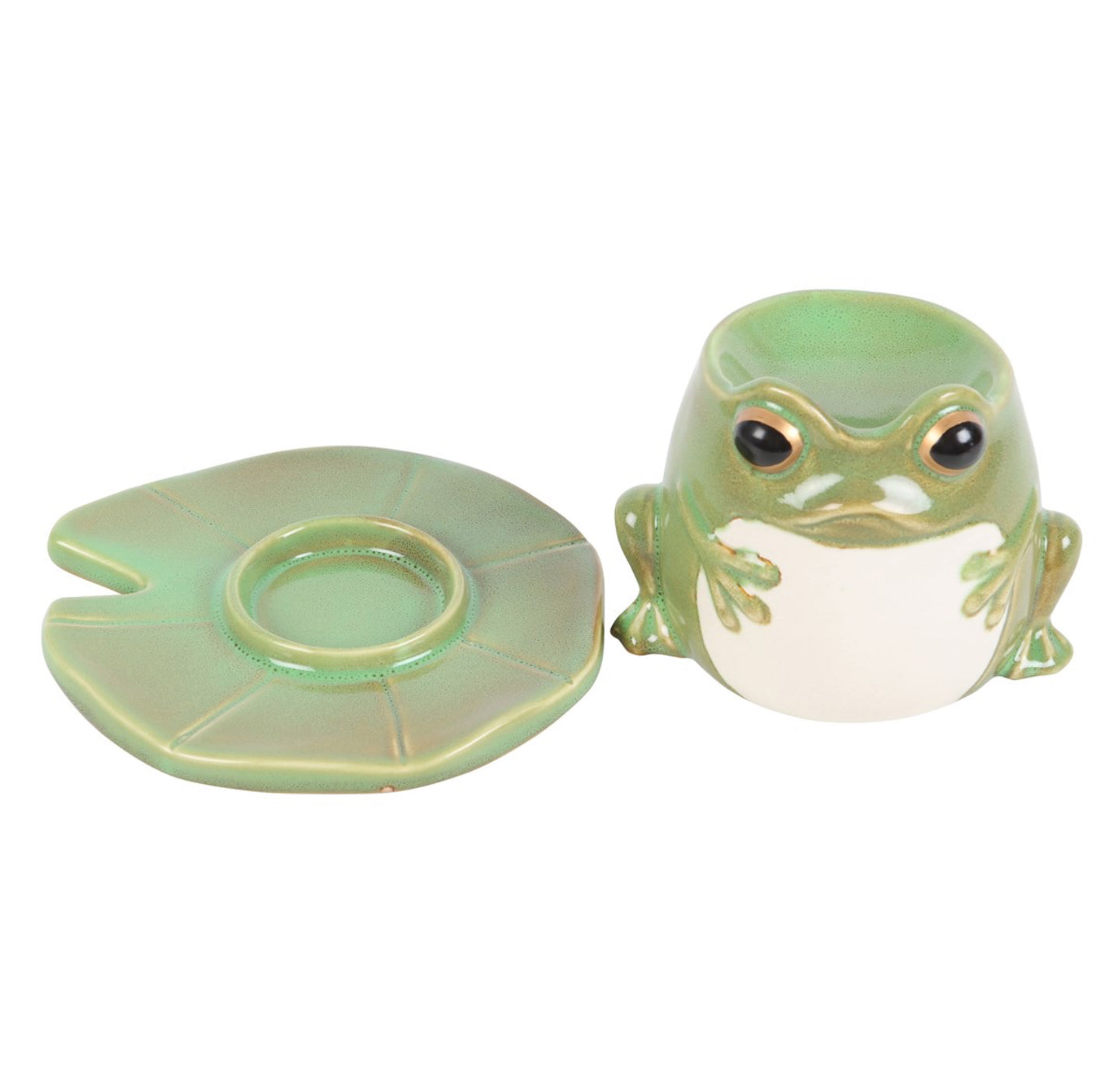 Frog on Lilly Pad  Oil Burner