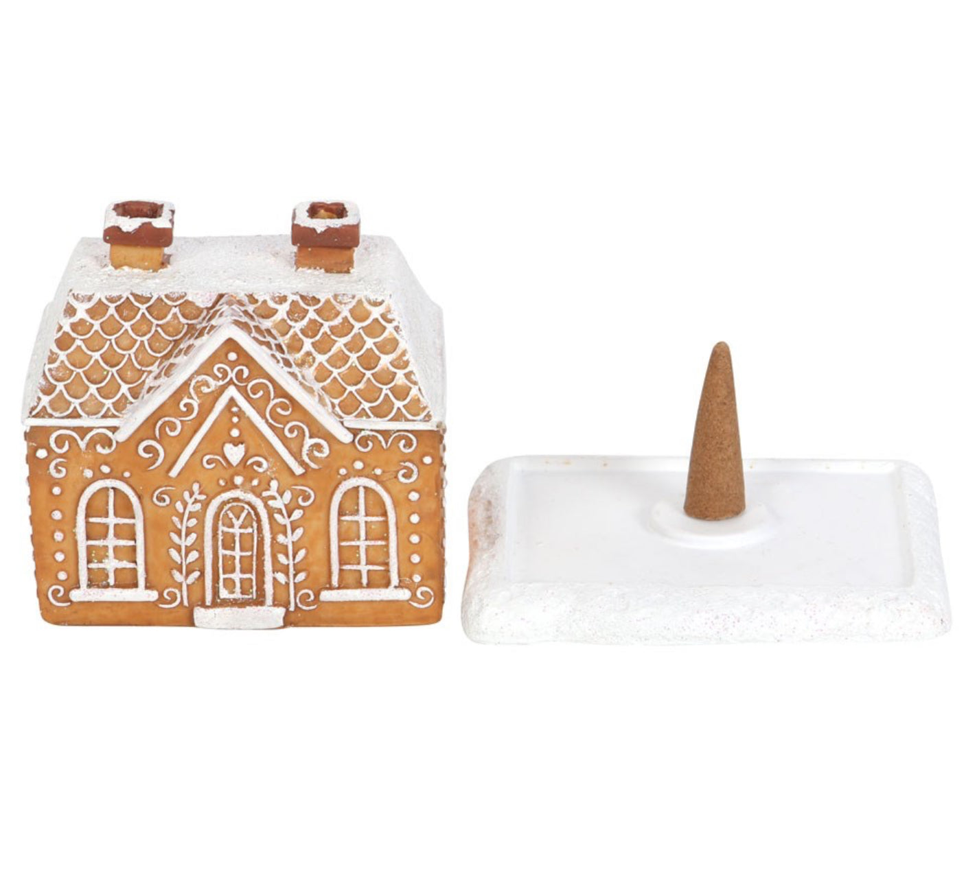 GINGERBREAD HOUSE INCENSE CONE BURNER