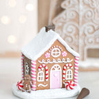 PINK GINGERBREAD HOUSE INCENSE CONE BURNER