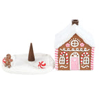 PINK GINGERBREAD HOUSE INCENSE CONE BURNER