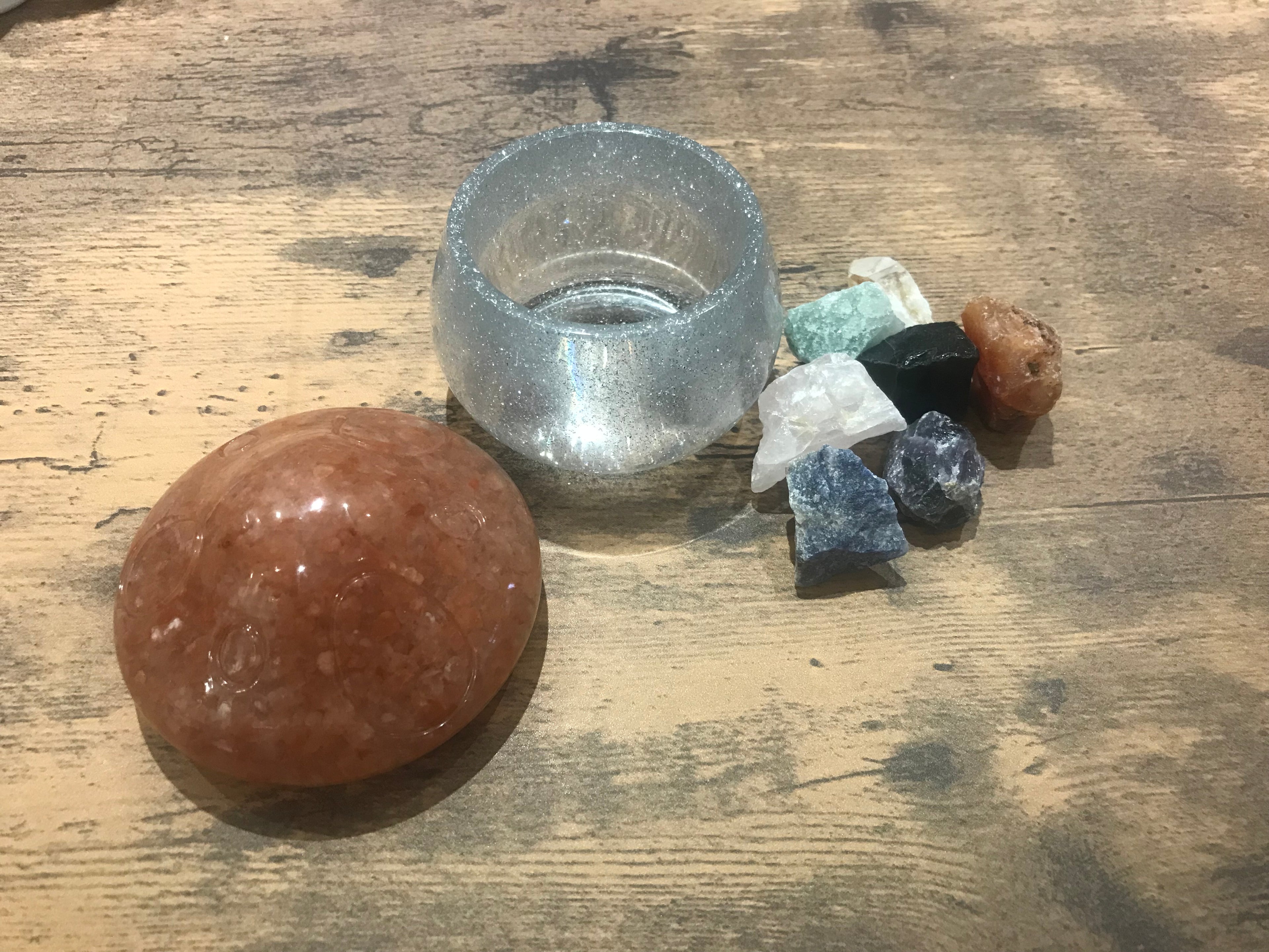 Cleansing, mushroom, trinket pot