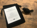 Black tourmaline crystal birds