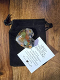 Mixed natural gemstone love heart