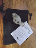 Rainbow moonstone crystal birds