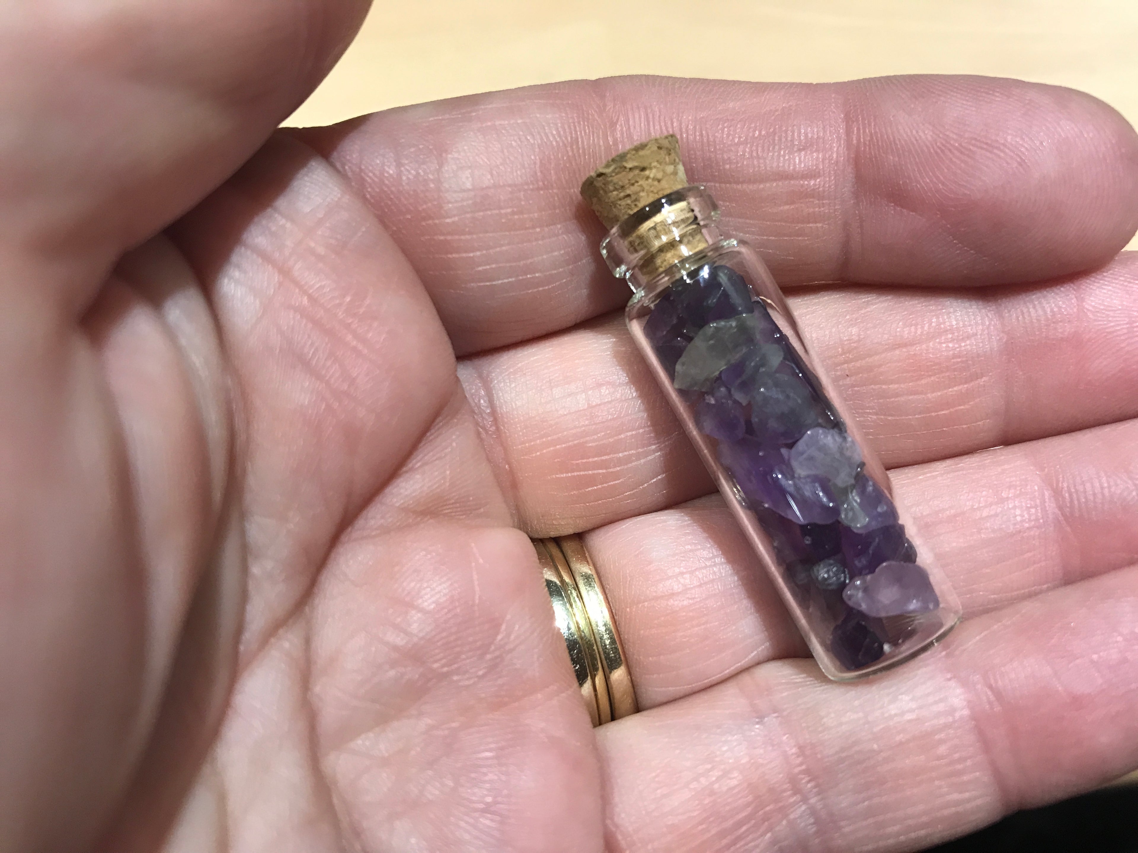 Bottle of Protection, Amethyst