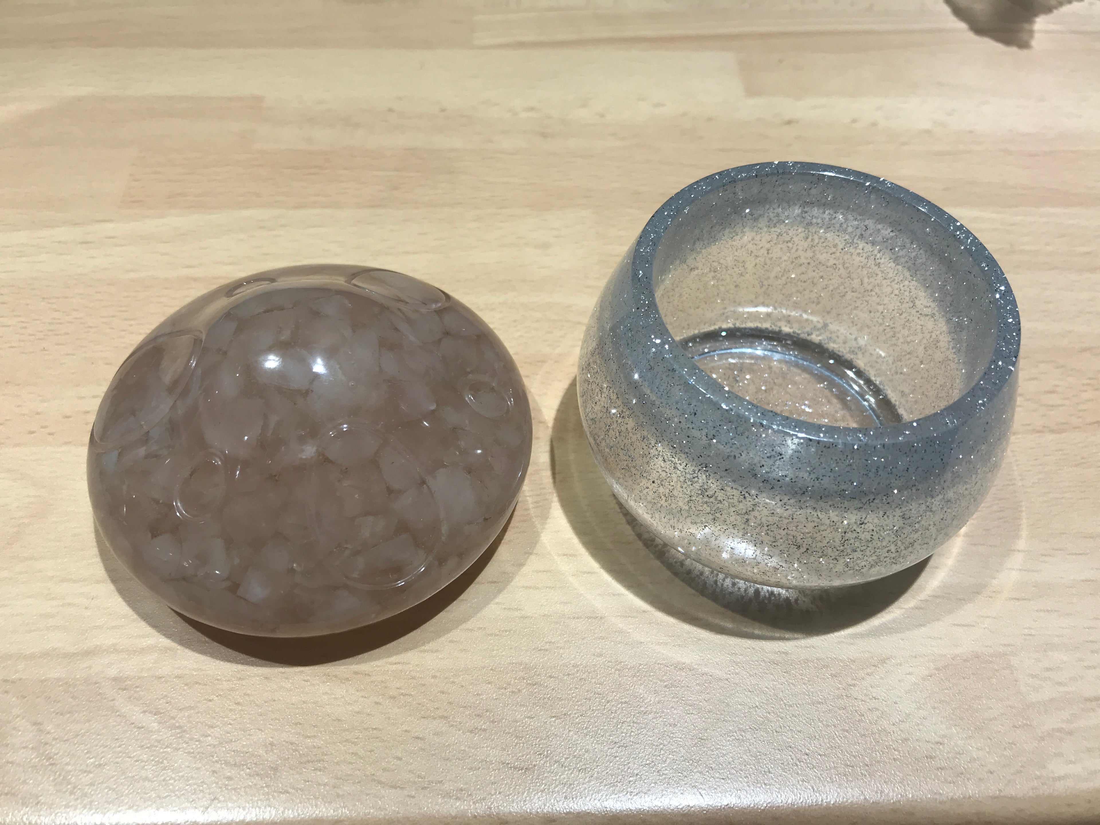 Rose Quartz Crystal Toadstool Pot