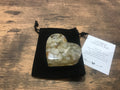 Love heart crystal photo stand Citrine.
