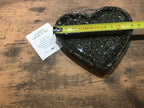 Love heart, trinket dish Pyrite.