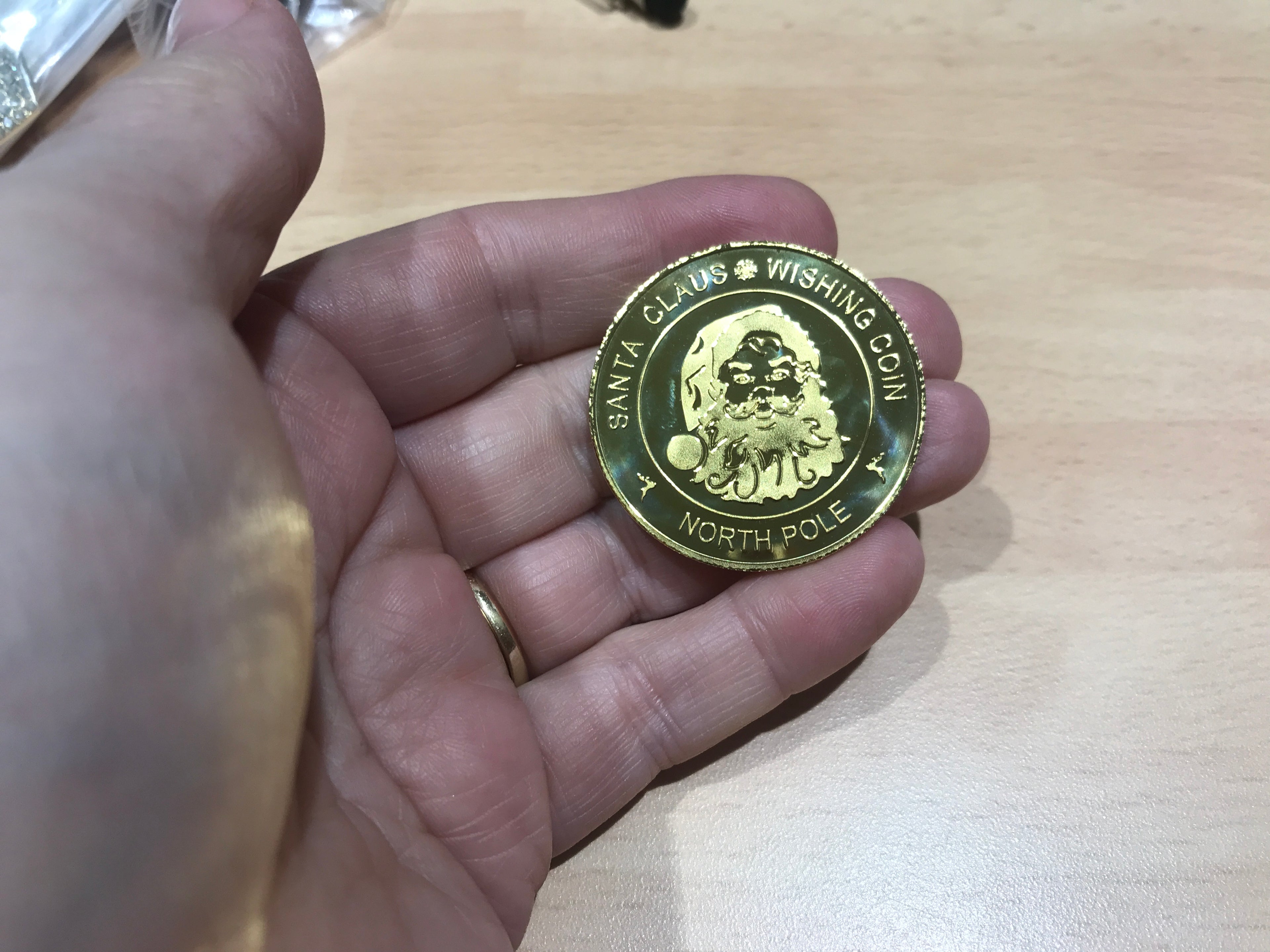 Father Christmas Magic Coin