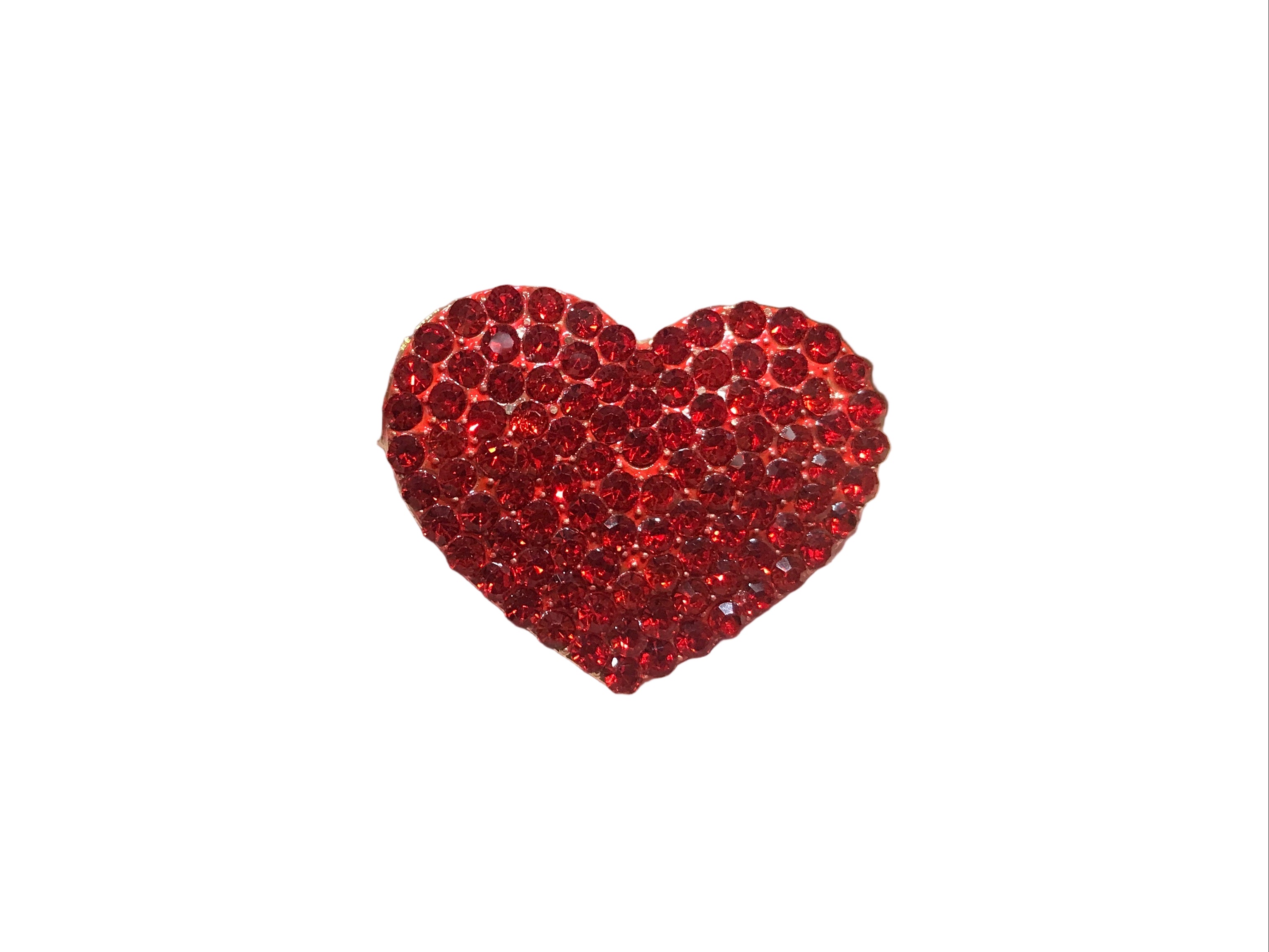 A Little Keepsake Red Heart Brooch