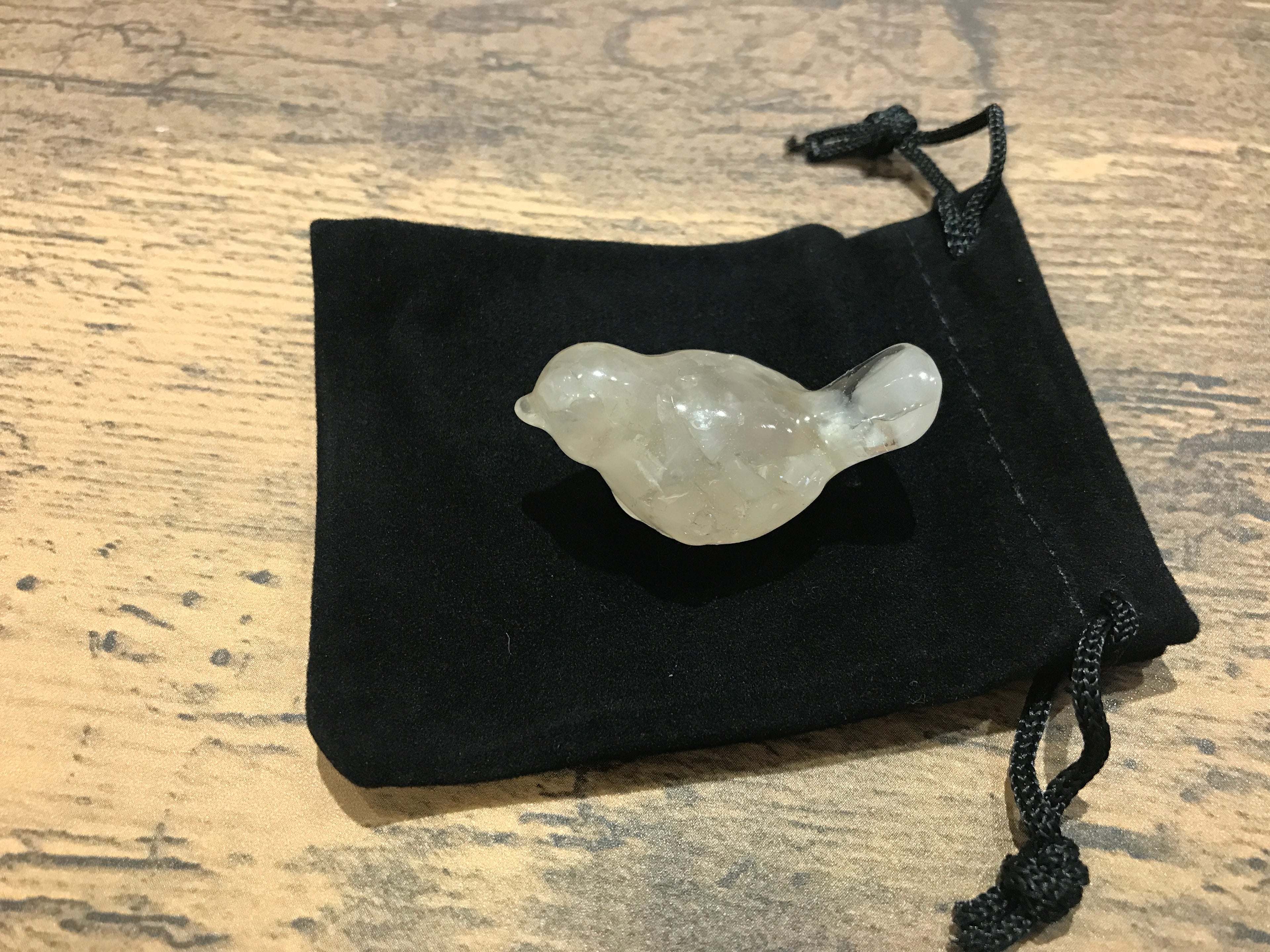 Rose Quartz Crystal Bird