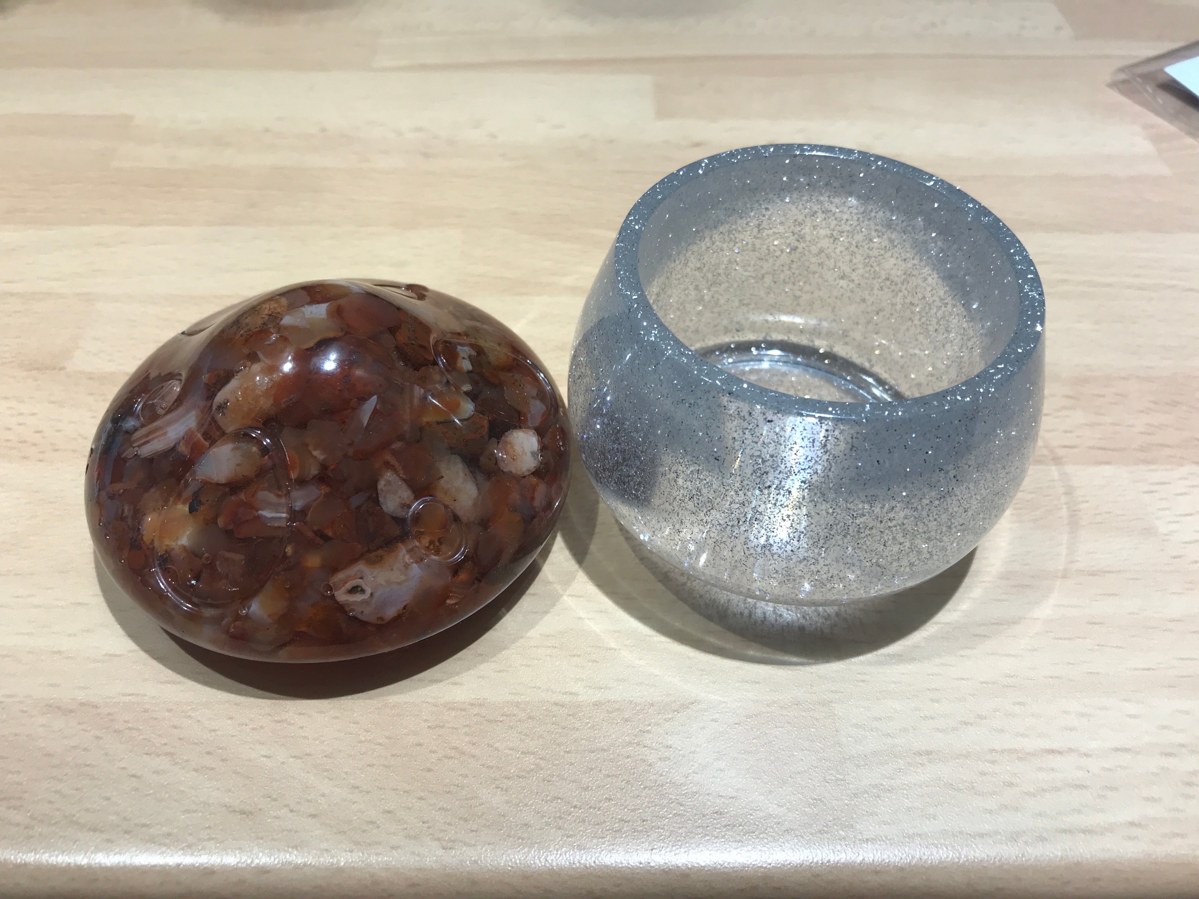 Carnelian Crystal Toadstool Pot