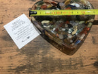 Love heart trinket dish mixed natural gemstones