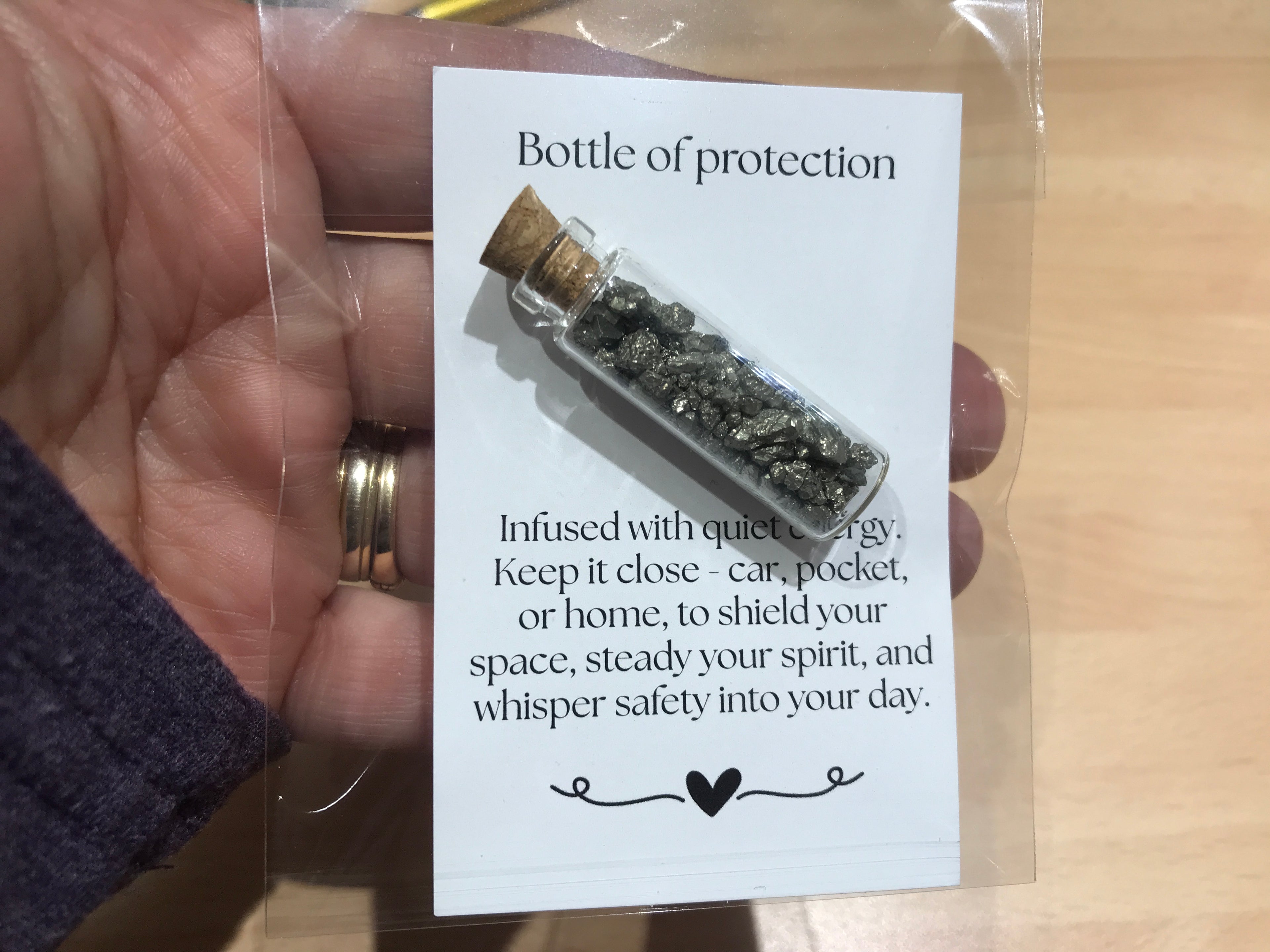 Bottle of Protection, Pyrite