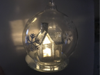 Light up House Christmas tree decoration