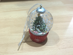 Christmas tree decoration, Christmas tree snow globe