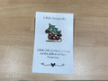 A Little Keepsake Sleigh & Tree Brooch