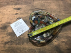 Love heart trinket dish mixed natural gemstones