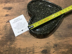 Love heart, trinket dish Pyrite.