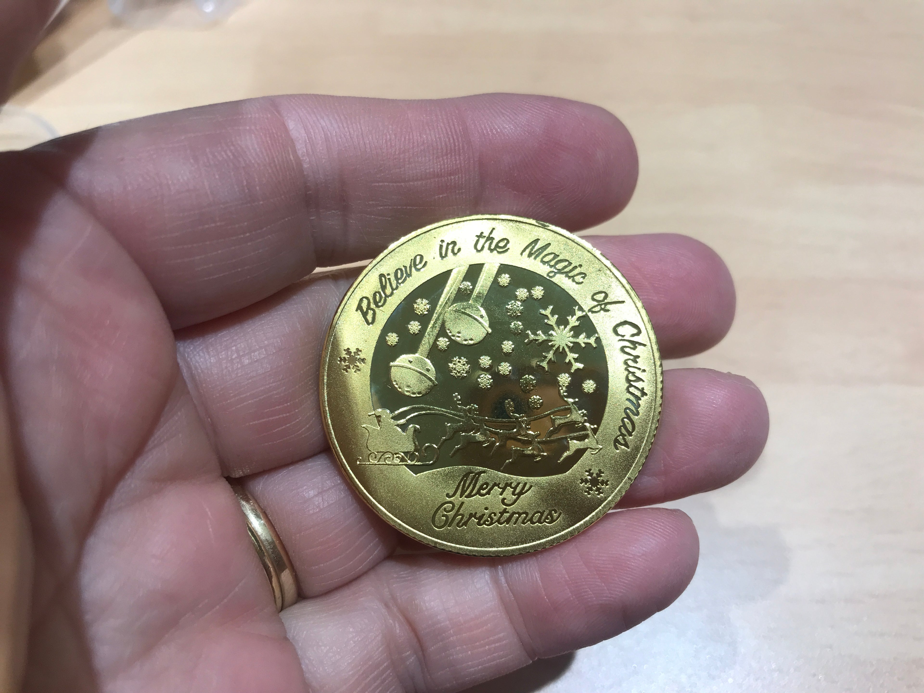 Father Christmas Magic Coin