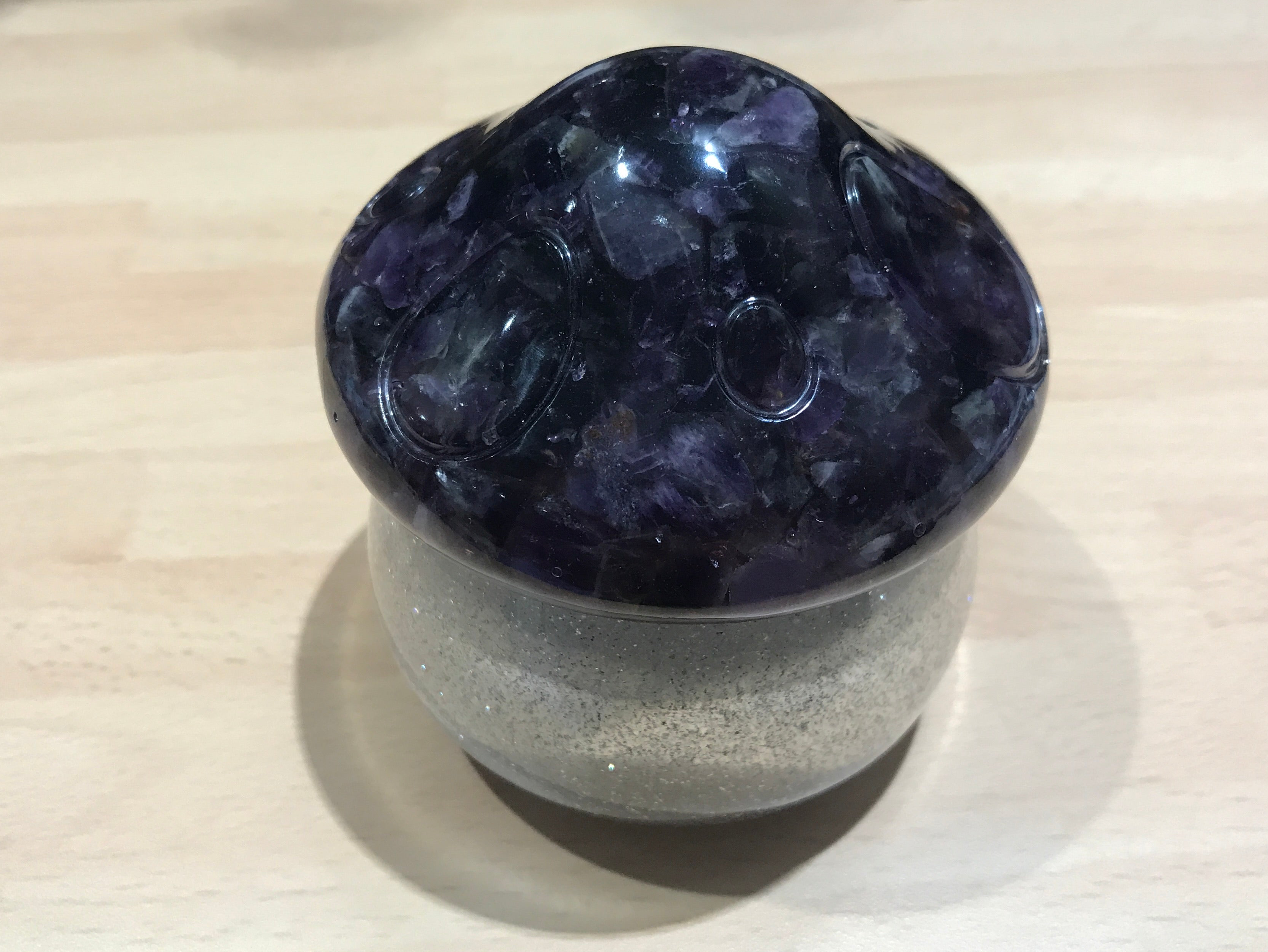 Amethyst Toadstool Crystal Pot