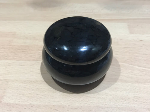 Black Tourmaline Crystal Pot