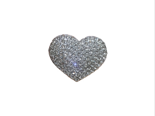 A Little Keepsake Silver Heart Brooch