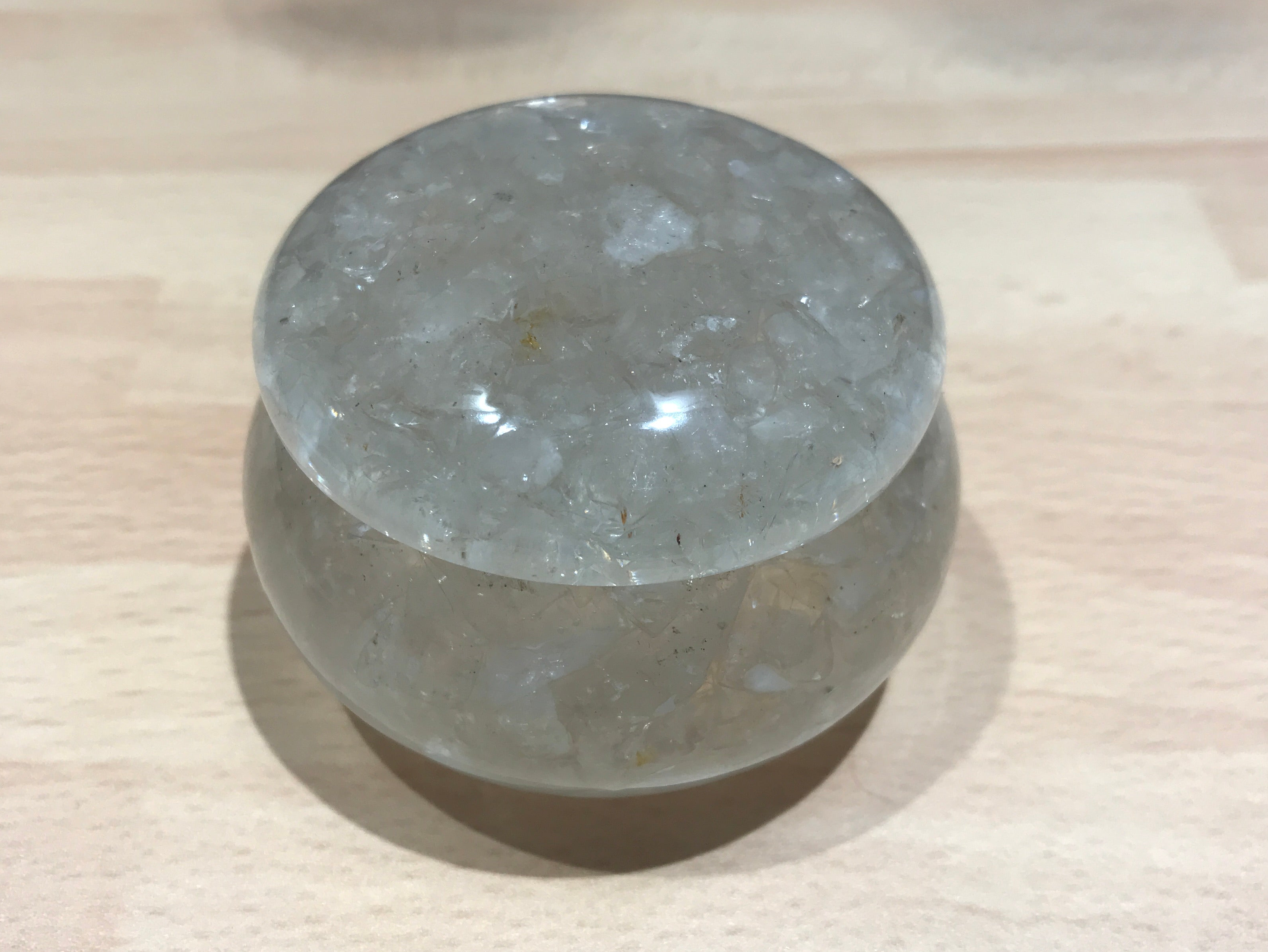 Clear Quartz Crystal Pot