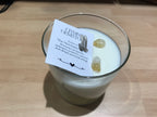 CK1 Soya Wax Candle with Citrine Gemstones