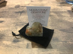 Love heart, crystal photo stand, Moonstone.