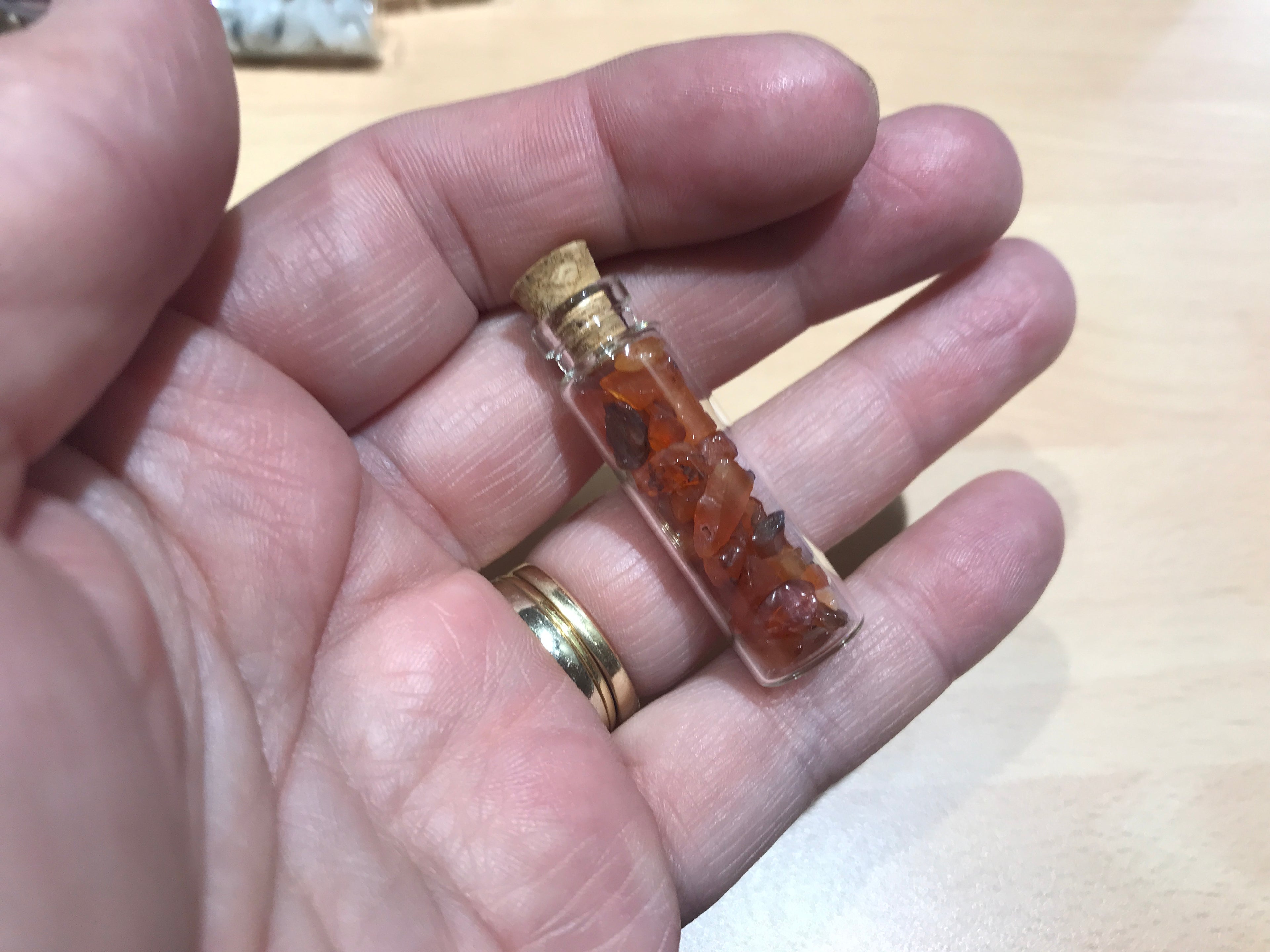 Bottle of Protection, Carnelian